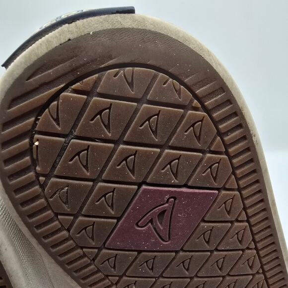 Sperry Crest Vibe maroon sparkle slip on shoes women's 9 red canvas leather - Picture 8 of 12